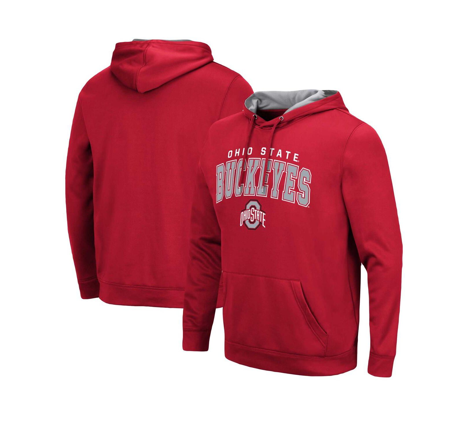 Мужское худи Colosseum Ohio State Buckeyes Resistance Pullover
