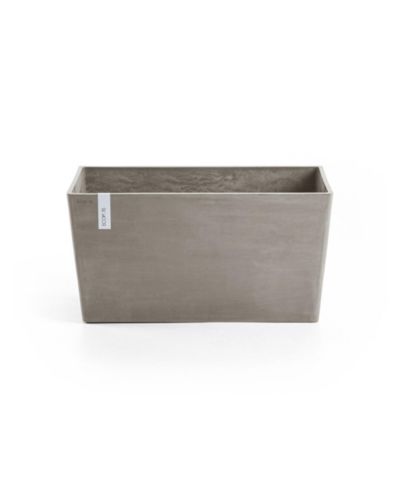 ECOPOTS Paris Durable Modern Plastic Rectangular Planter, 23.5in
