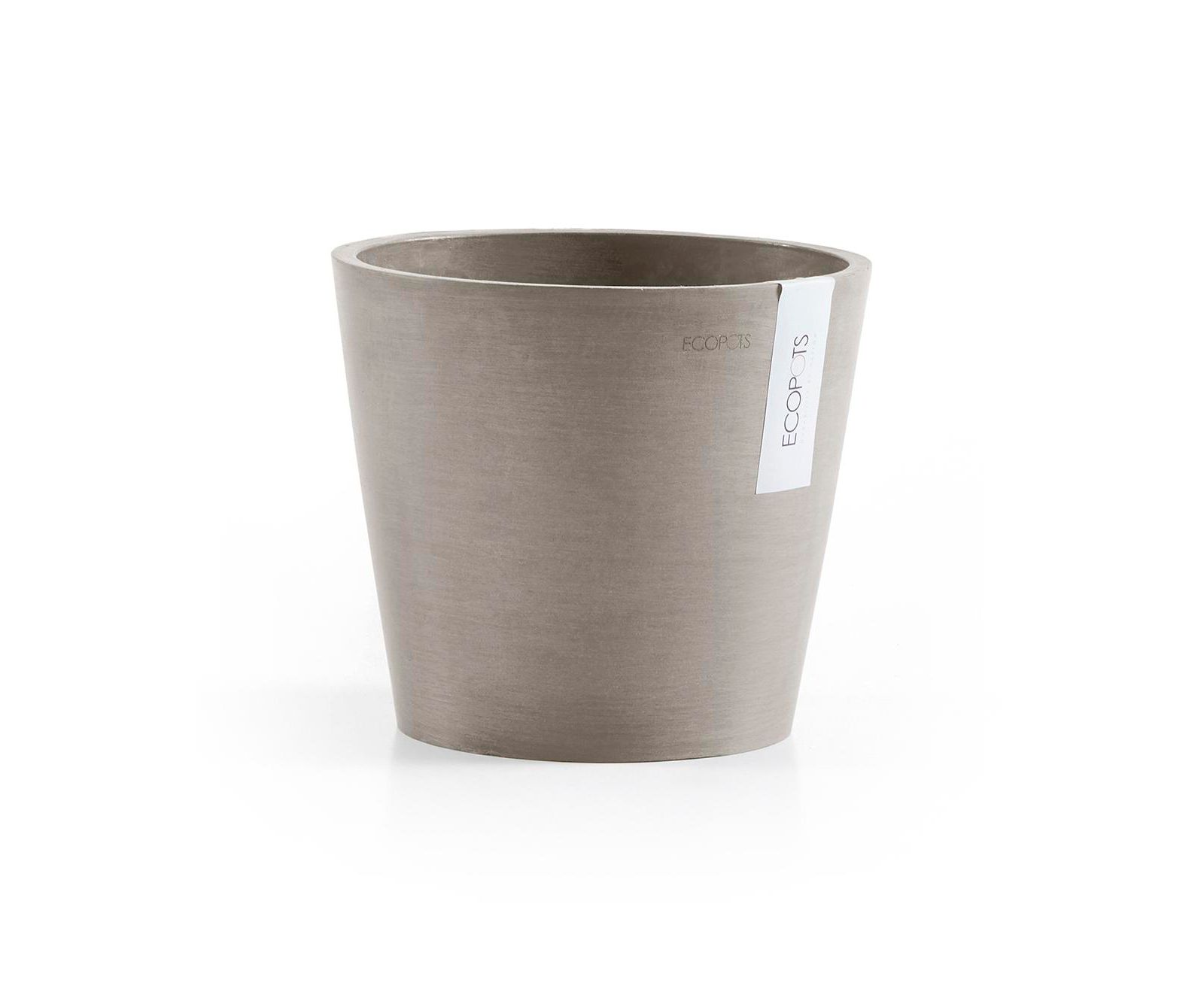 ECOPOTS Amsterdam Modern Round Indoor/Outdoor 3" Planter