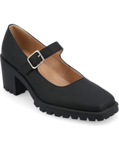 Женские туфли Journee Collection Gladys Lug Sole Mary Jane Pumps