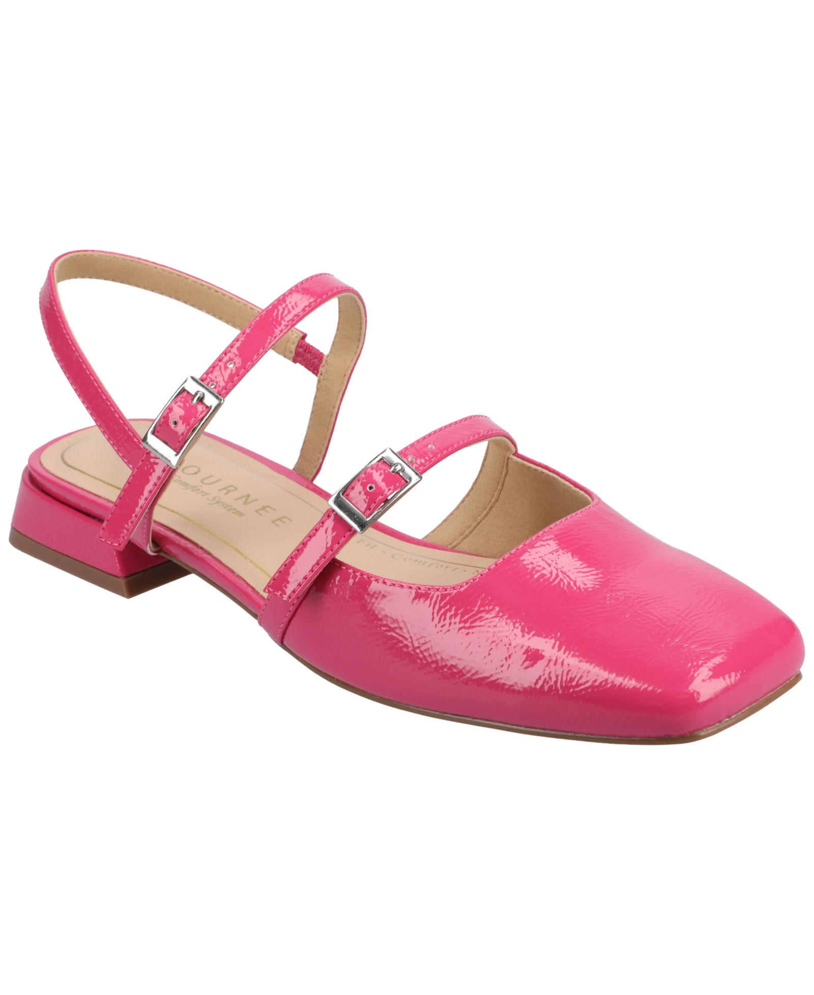 Бософлеш Journee Collection Women's Gretchenn Multi Strap Mary Jane Slingback
