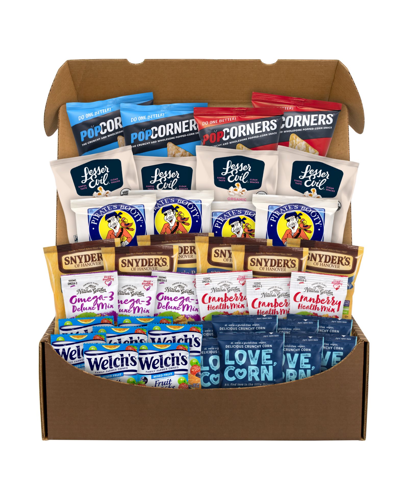 SnackBoxPros набор закусок Better For You, 39 штук