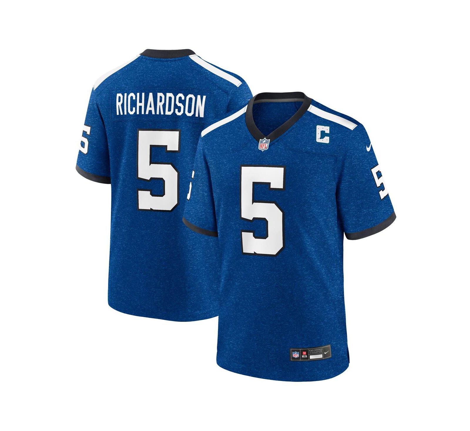 Nike Мужская джерси Anthony Richardson Indianapolis Colts 2023 NFL Draft First Round Pick