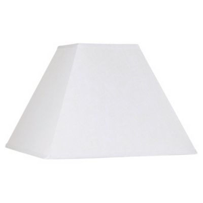 Абажур Springcrest Linen Large Square 7" Top x 17" Bottom x 13" Slant x 12" High (Spider) Replacement с держателем и наконечником