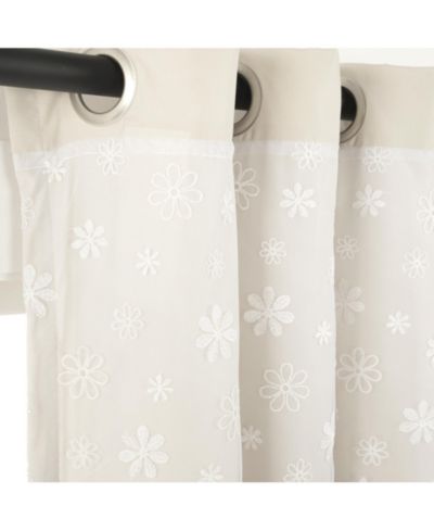 Штора Lush Decor Dylin Flower Embroidery