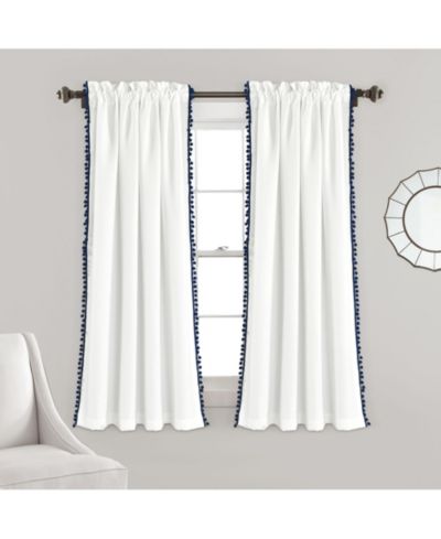 Занавеска для окна Pom Pom Window Curtain Panel
