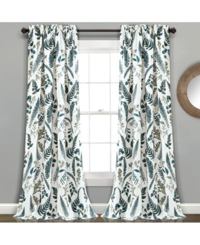 Панели штор Devonia Allover Light Filtering Window Curtain Panels
