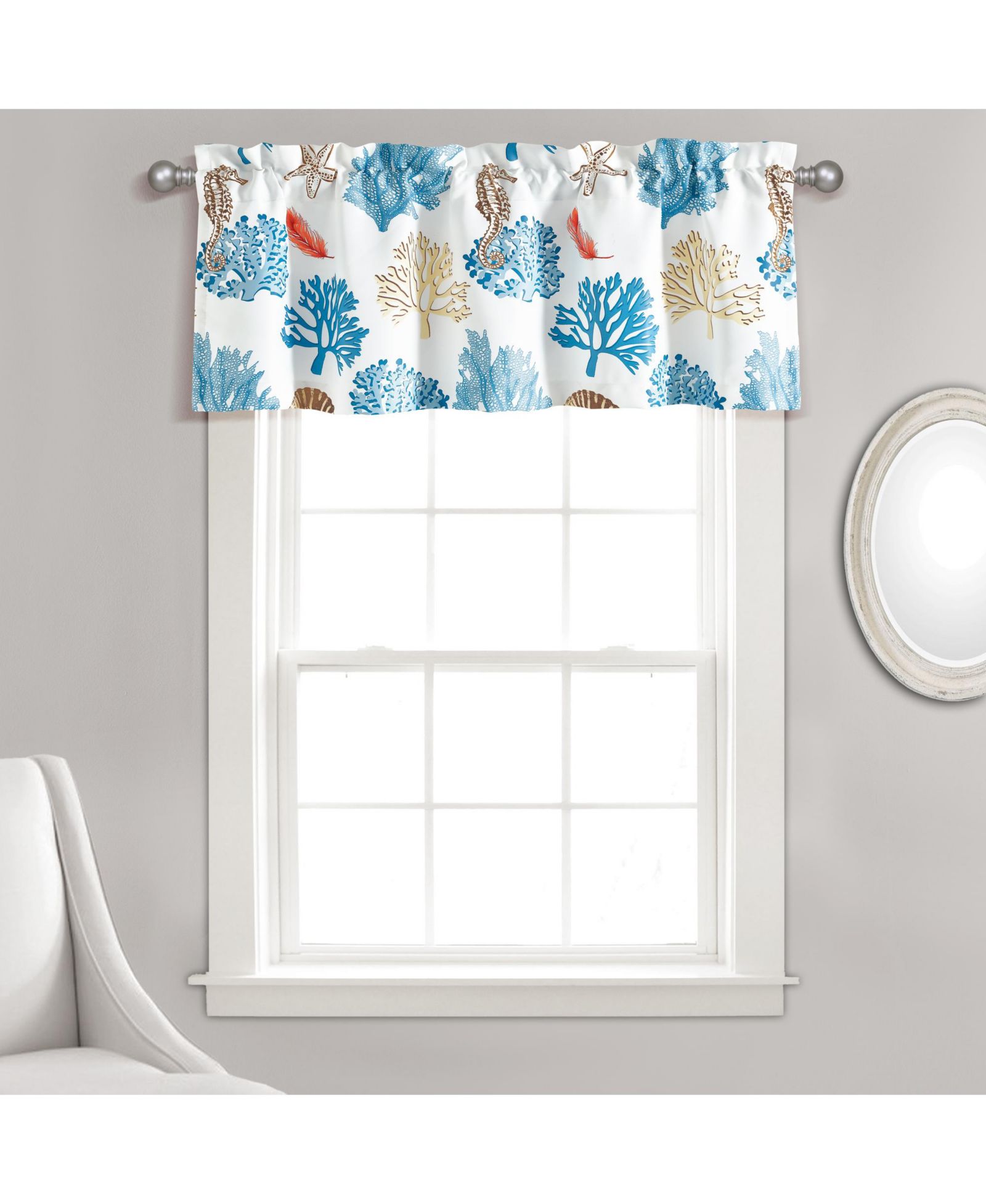 Шторы Coastal Reef Feather Light Filtering Grommet