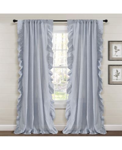 Портьеры Farmhouse Reyna Ruffle Window Curtain Panels