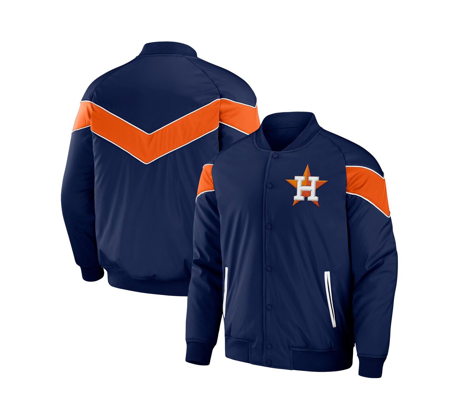 Мужская куртка-раглан Houston Astros Darius Rucker Collection by Fanatics Navy Full-Snap