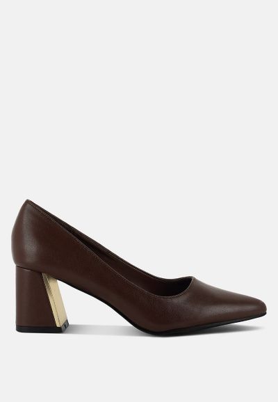 London Rag Женские туфли на каблуке Casey Metallic Detail