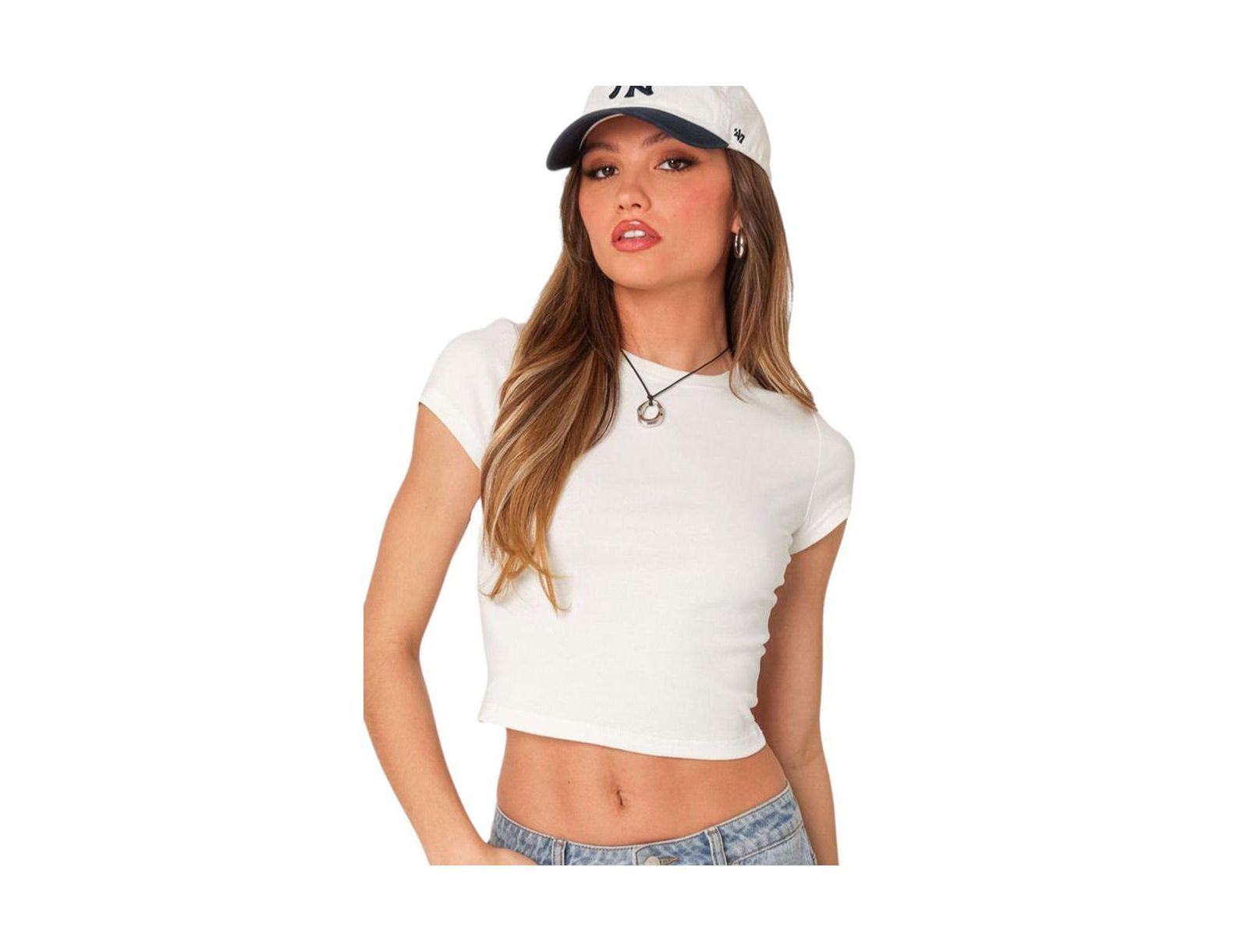 Women's Better Basics cropped t shirt