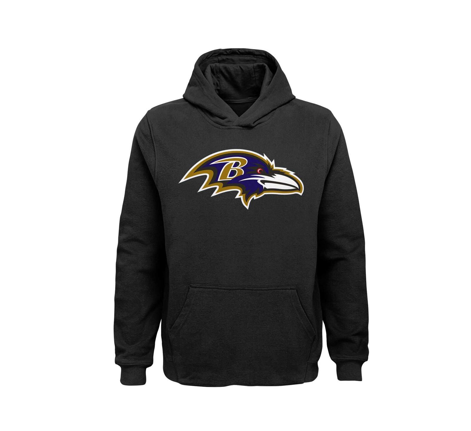 Худи для мальчиков Outerstuff Black Baltimore Ravens Team Logo Pullover