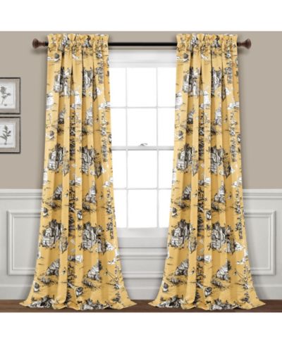 Светопропускающие шторы для окон French Country Toile от Lush Decor