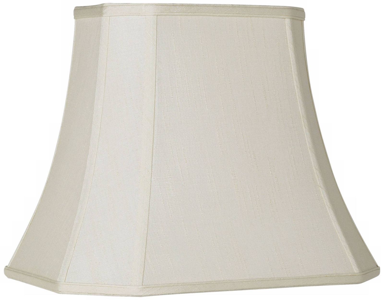 Springcrest Imperial Medium Rectangle Cut Corner Lamp Shade 10" Wide x 7" Deep at Top and 16" Wide x 12" Deep at Bot and 13" Slant x 12.5" H