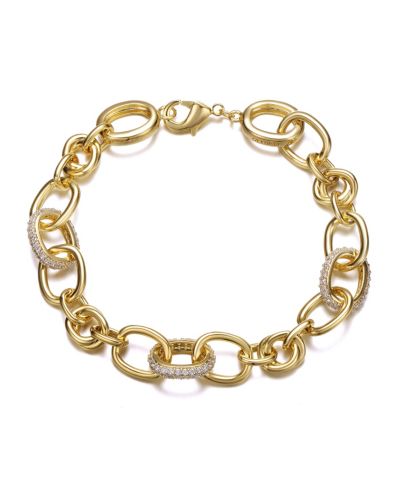 Браслет с узлом и цепочкой с покрытием 14K Gold от Rachel Glauber