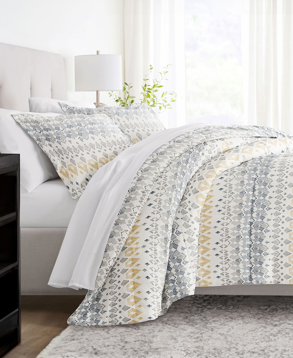 ienjoy Home Mayan Stamp 3-Piece Набор покрывал, King/California King