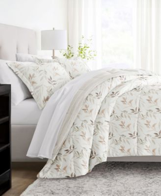 ienjoy Home Foliage Stripe 2-Piece Comforter Set, комплект одеяла, Twin/Twin XL