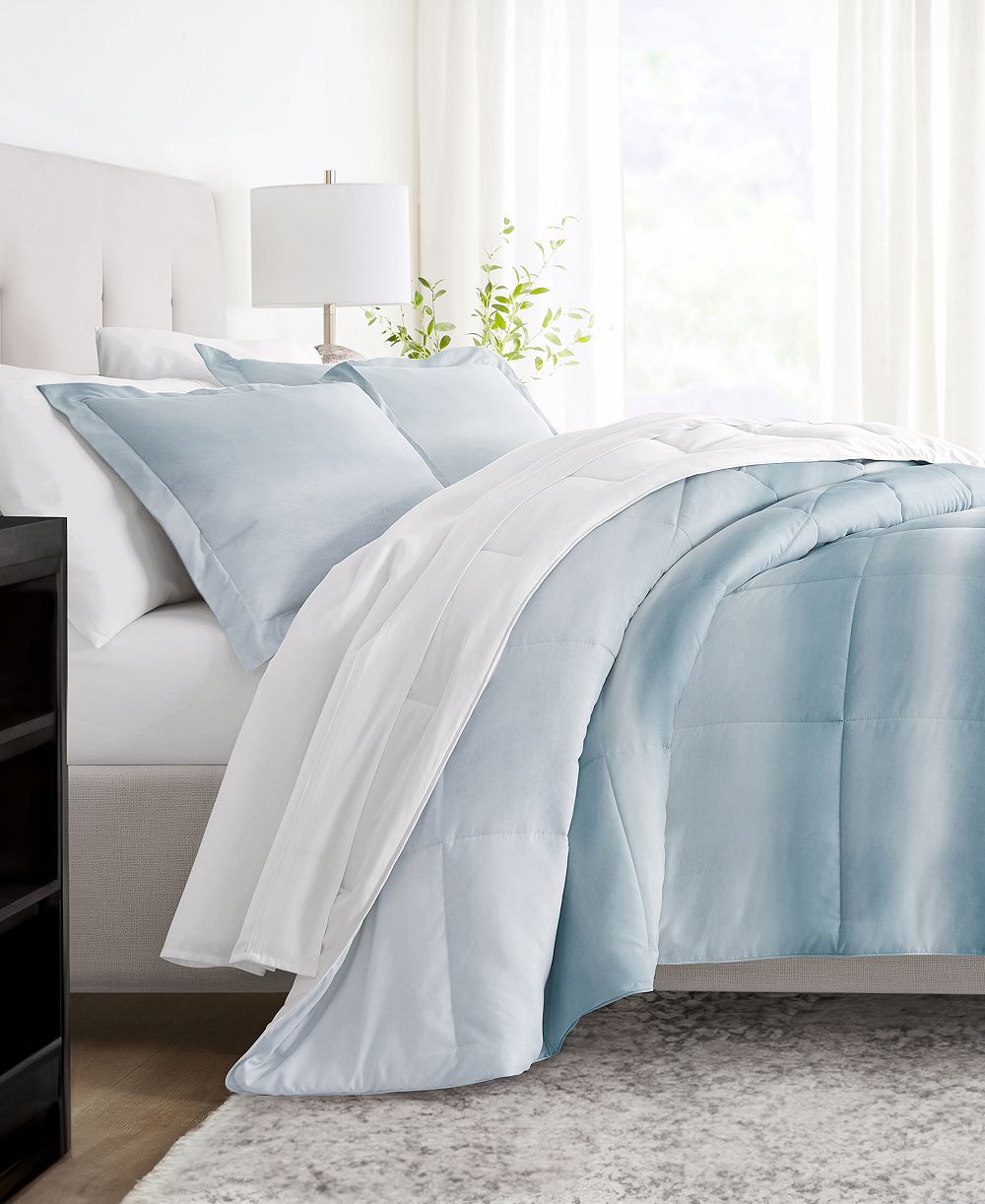 ienjoy Home Ocean Waves 3-Piece Comforter Set, Full/Queen