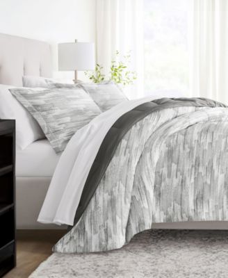 ienjoy Home Textured Stripe 2-Piece Comforter Set, Twin/Twin XL