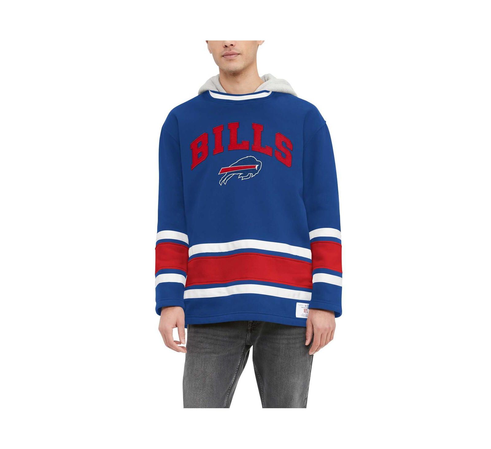 Мужское худи Tommy Hilfiger Royal Buffalo Bills Ivan Fashion с капюшоном