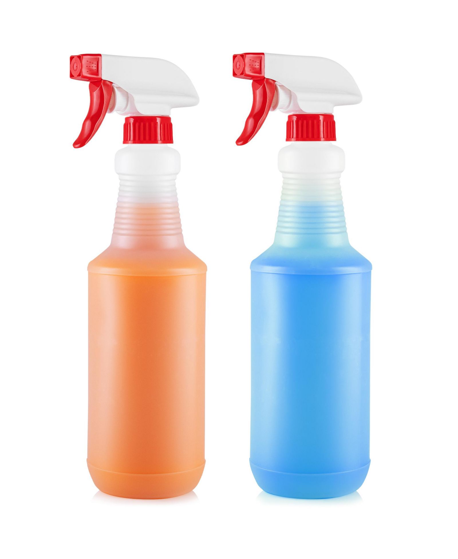 Zulay Kitchen Leakproof Cleaning Spray Bottle with Adjustable Nozzle & Spring-loaded Trigger (2 Pack 16oz)