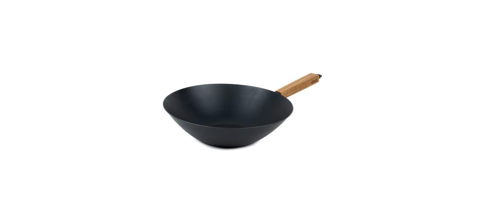 Alva Forest Carbon Steel Wok Pan 12" - Pre-Seasoned