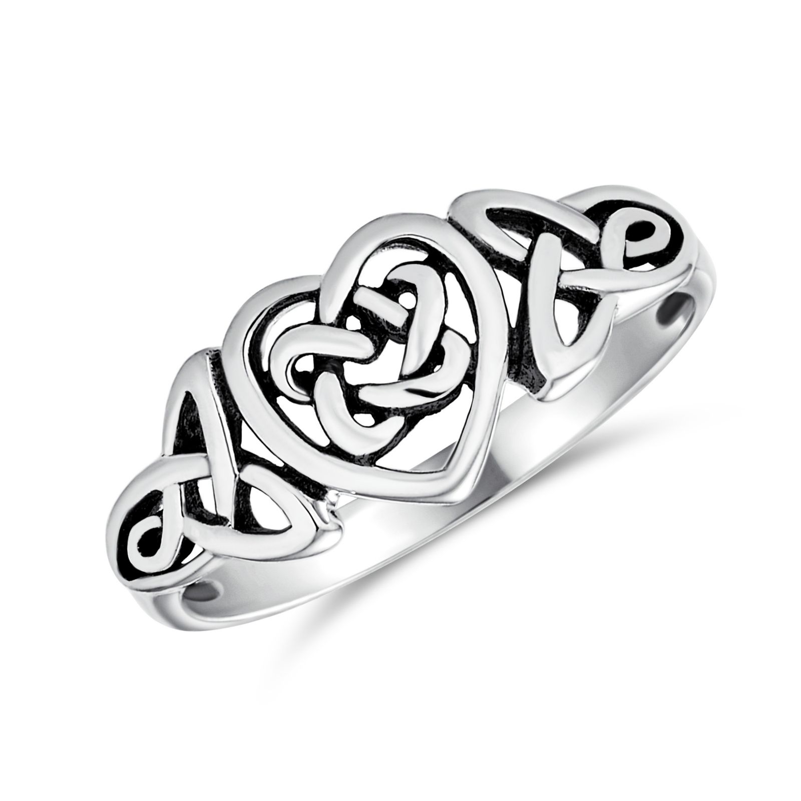 Bling Jewelry Best Friends Celtic Infinity Love Knot Heart Promise Ring Sterling Silver