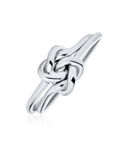 Bling Jewelry кольцо Best Friends Celtic Love Knots Infinity Promise из стерлингового серебра.925