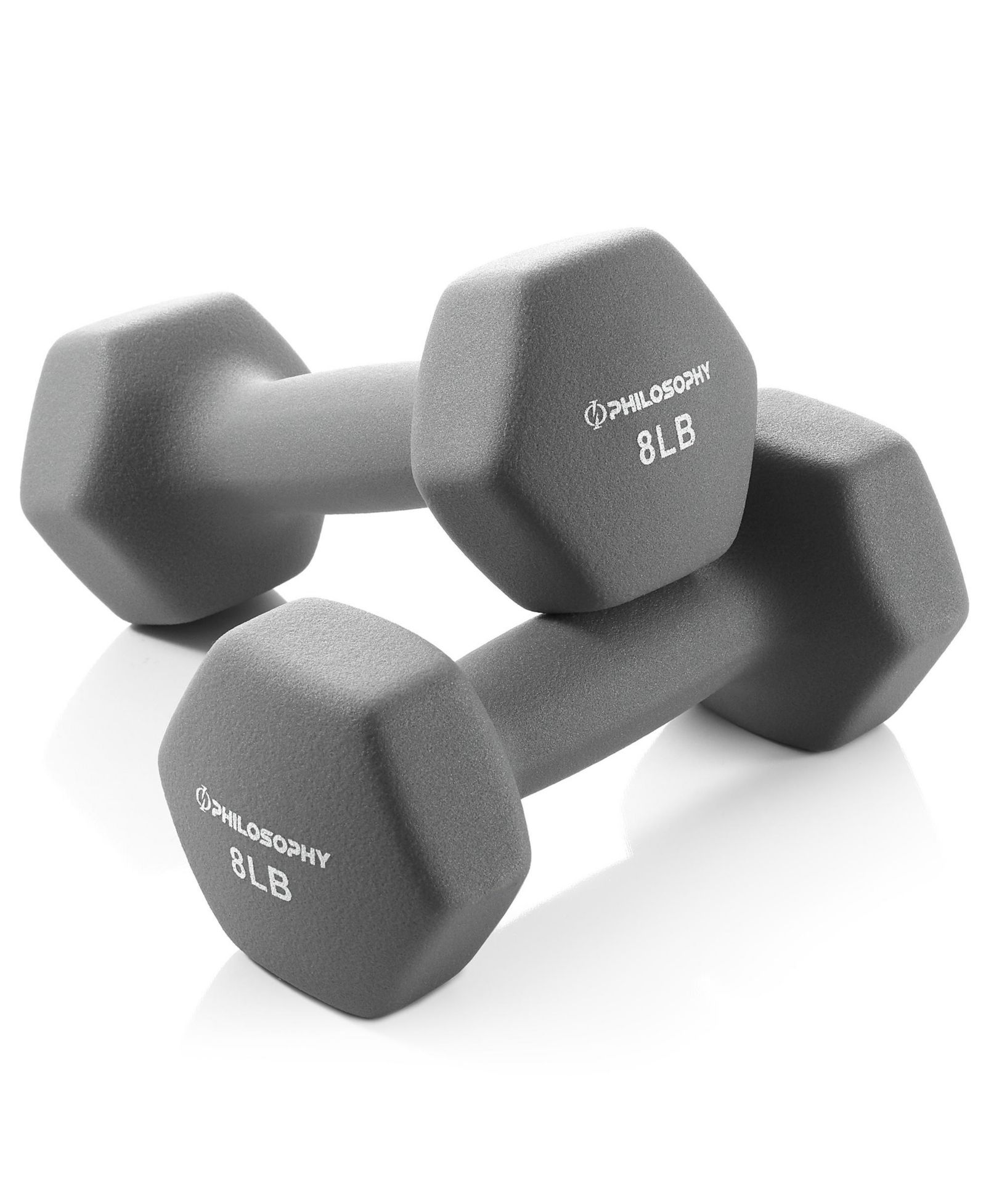 Гантели Philosophy Gym Neoprene Dumbbell Hexagon 8 lb Pair - 16 lb Total