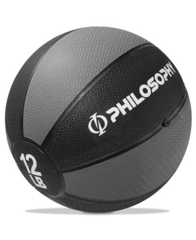 Медбол Philosophy Gym 12 LB - утяжеленный фитнес-мяч с нескользящим покрытием