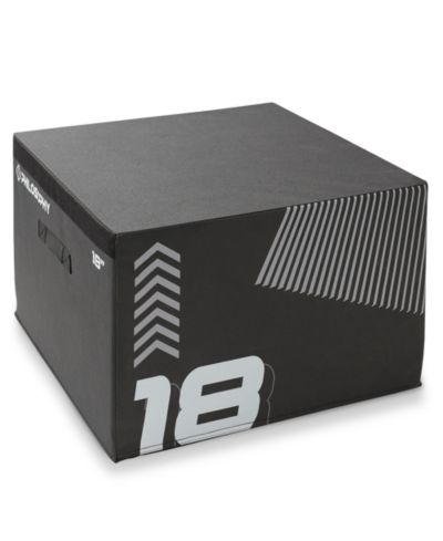 Philosophy Gym 18" Soft Foam Plyometric Box - Jumping Plyo Box for Training and Conditioning