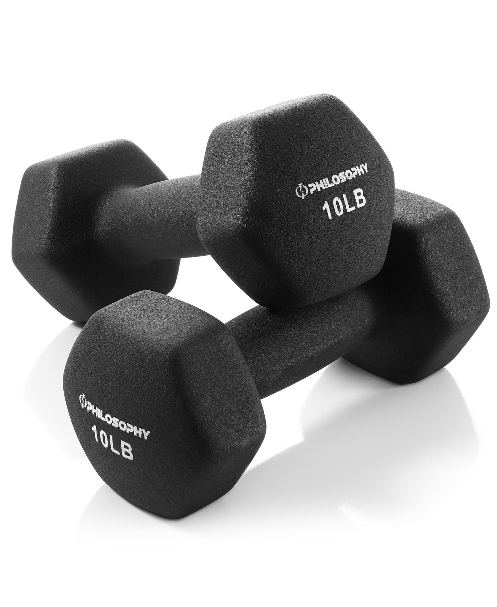 Гексагональные гантели Philosophy Gym Neoprene, пара 10 lb (всего 20 lb)