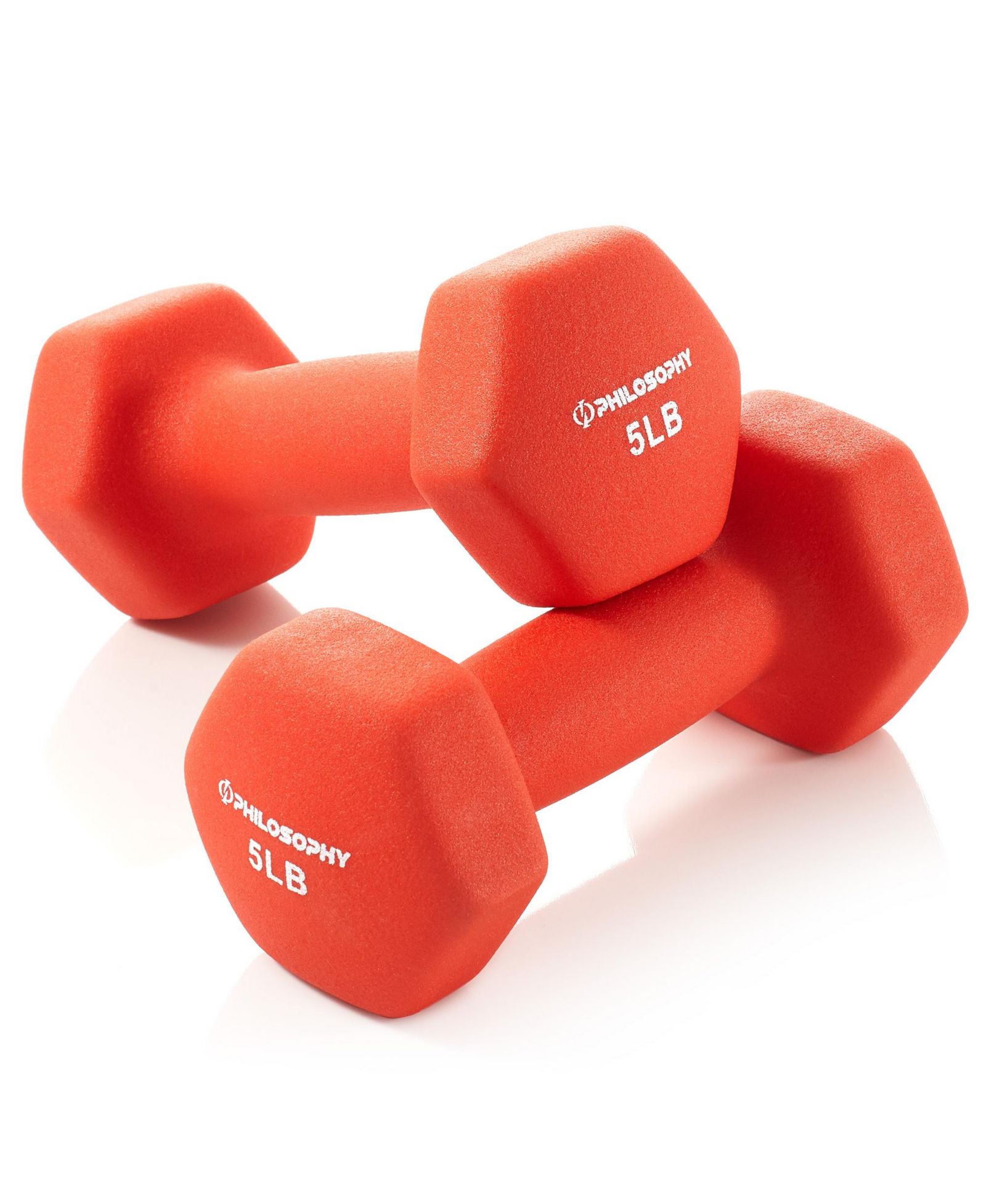 Philosophy Gym гантели Hexagon Neoprene, пара по 5 lb - всего 10 lb
