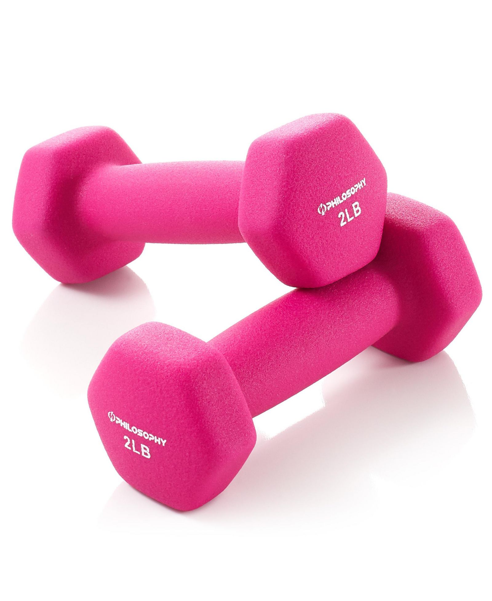Гантели Philosophy Gym Neoprene Hexagon, пара 2 lb - 4 lb Total