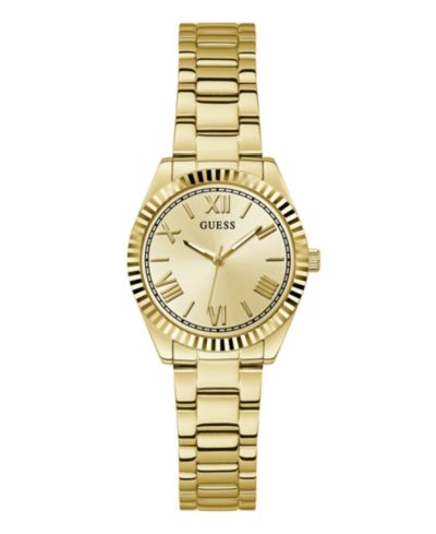 Женские часы GUESS Analog Gold-Tone Stainless Steel 30mm