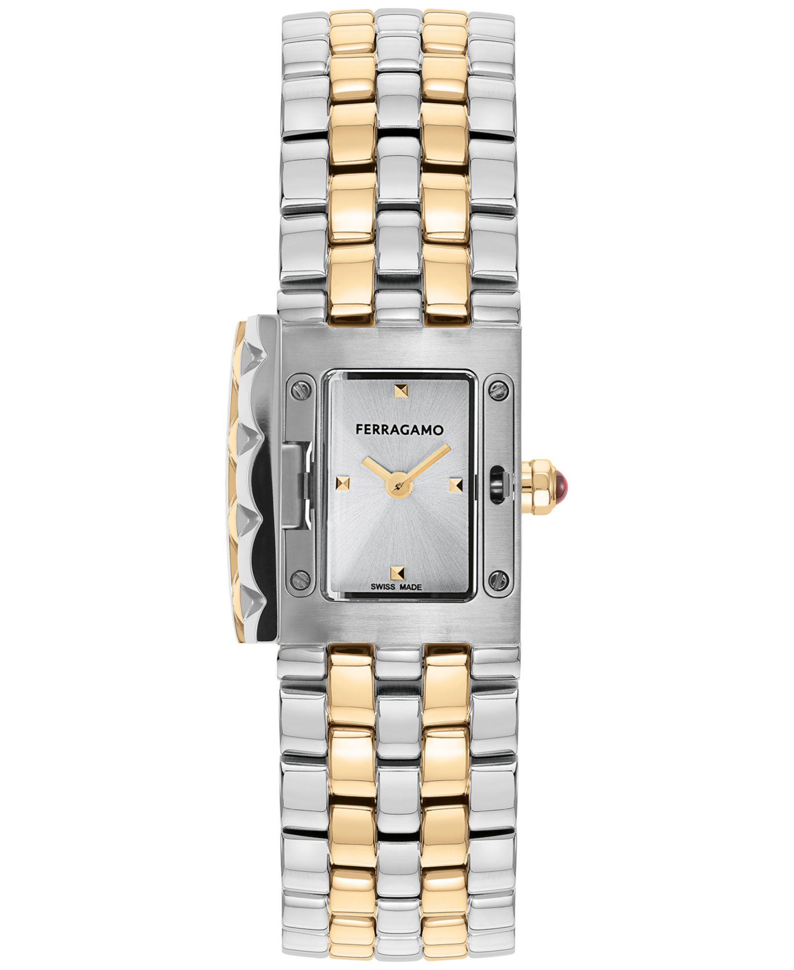 Женские часы Salvatore Ferragamo Two-Tone Stainless Steel, 19x30mm