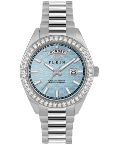 Мужские часы Philipp Plein Date Superlative, браслет из нержавеющей стали, 42mm
