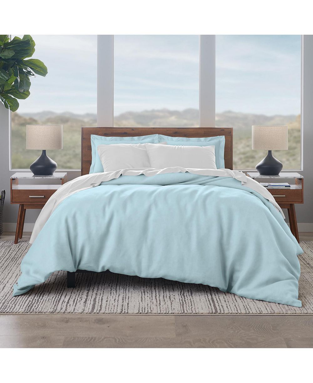 Ella Jayne Premium 100% Cotton 300 Thread Count 3-Piece Duvet Cover Set, Full/Queen