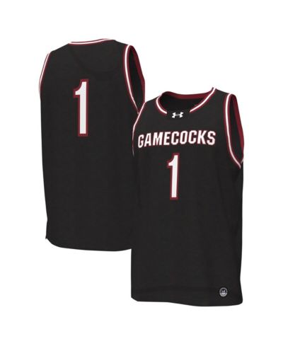 Мужская баскетбольная джерси Under Armour #1South Carolina Gamecocks Replica