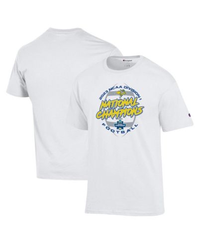 Men's Champion White South Dakota State Jackrabbits 2023 FCS Football National Champions Locker Room T-shirt
