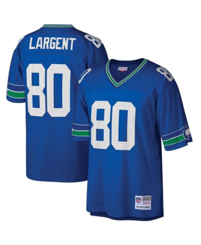 Men's Mitchell & Ness Steve Largent Royal Seattle Seahawks Big & Tall 1985 Retired Player Replica Jersey