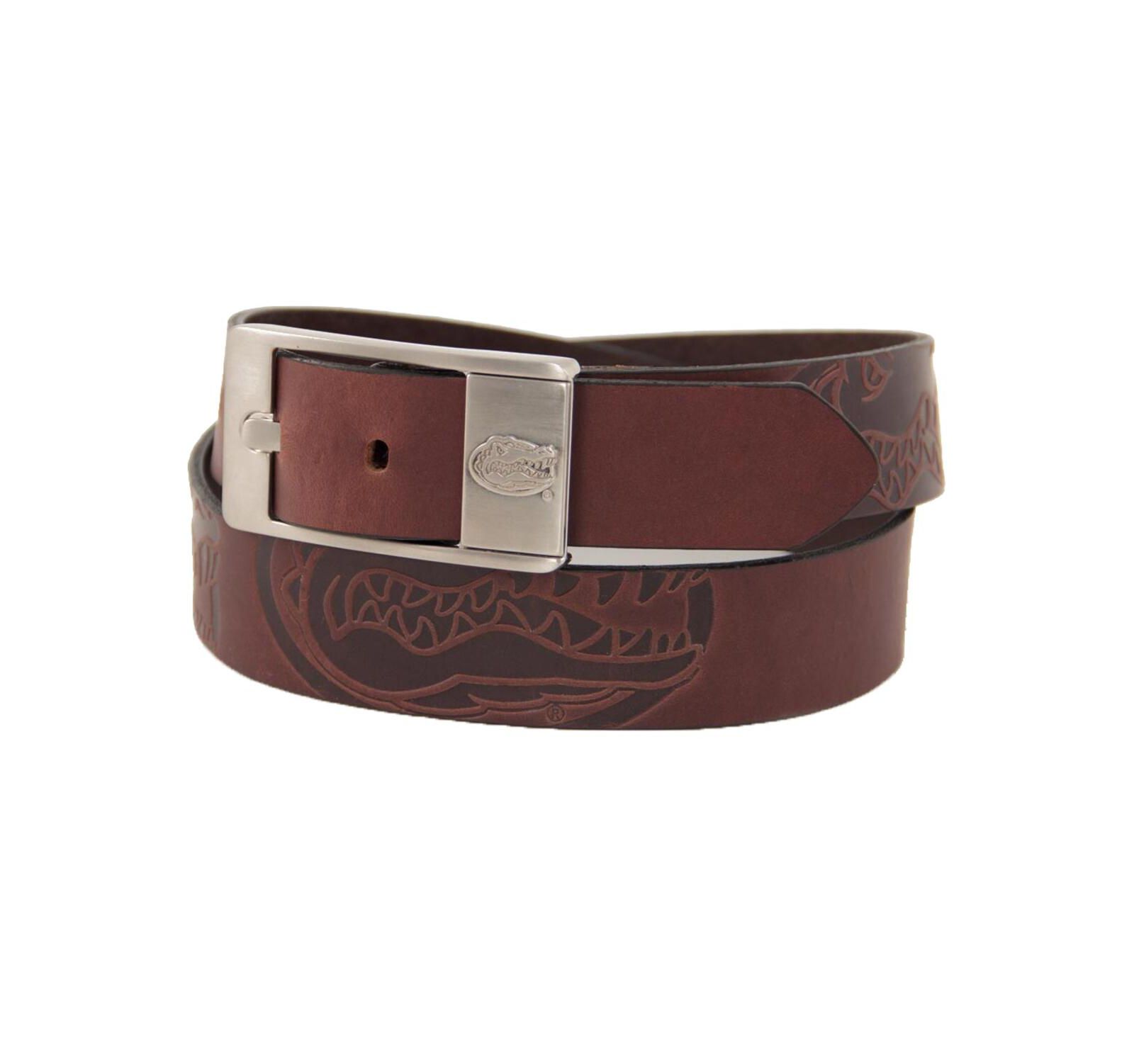 Men's Florida Gators Brandish Leather Belt - Brown