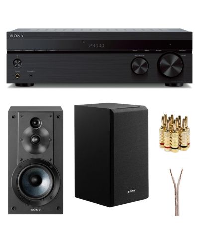 Sony 2-Channel Bluetooth Stereo Receiver and Speaker System Bundle