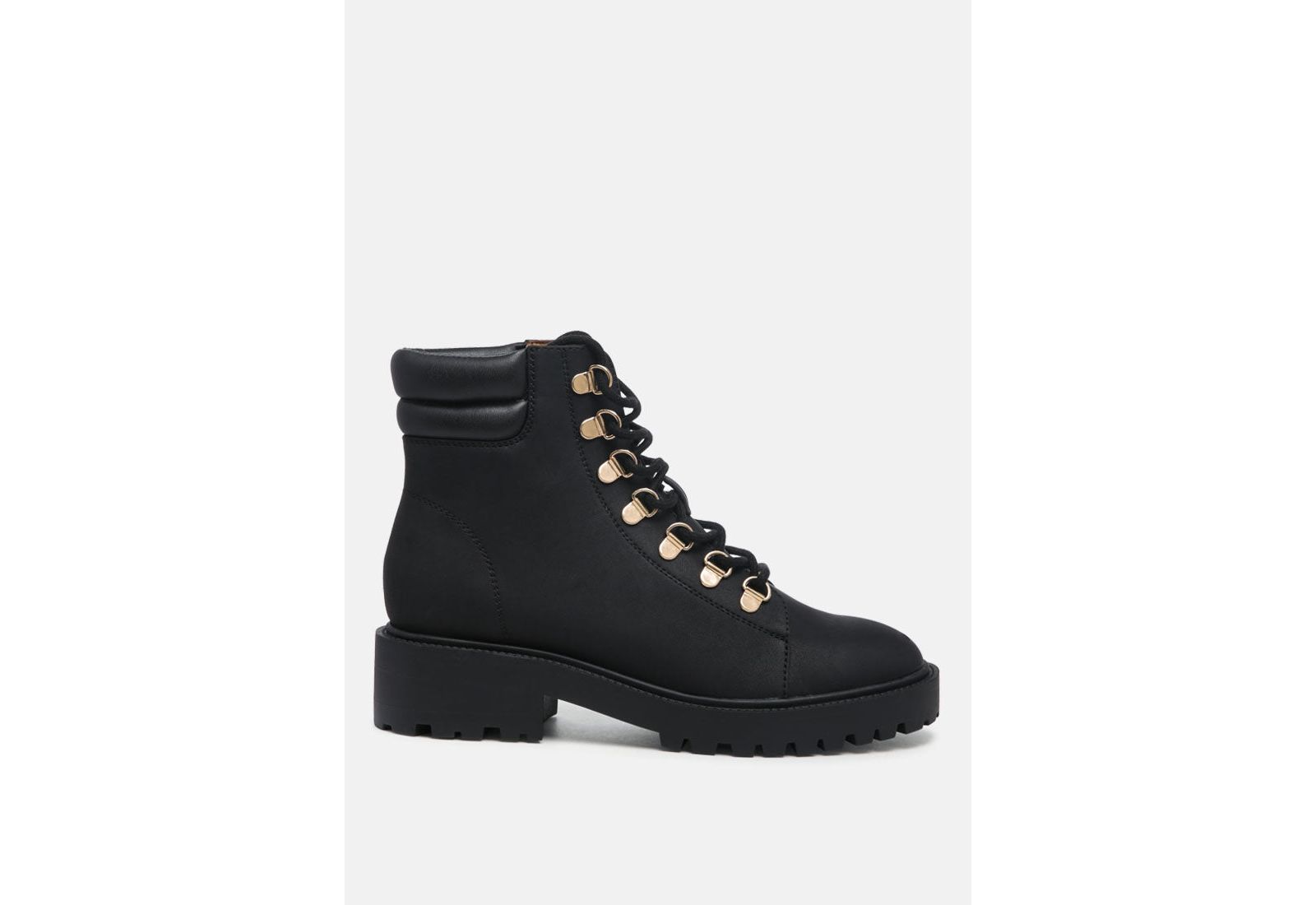 London Rag Women's shirly soft leather lace-up boots