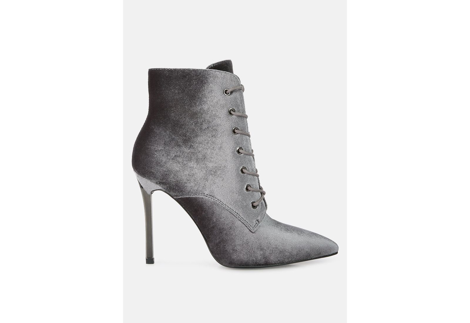 Womens bornsta velvet high heeled velvet boots