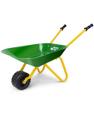 Costway Kids Metal Wheelbarrow Children's Size Outdoor Garden Backyard Play Toy Light