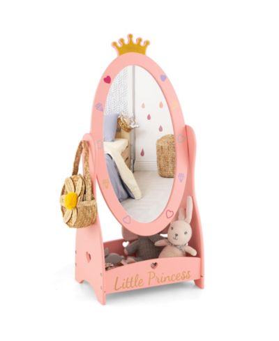 Детское Full Length Mirror Free-Standing 360degree(s) Dressing Wooden Princess
