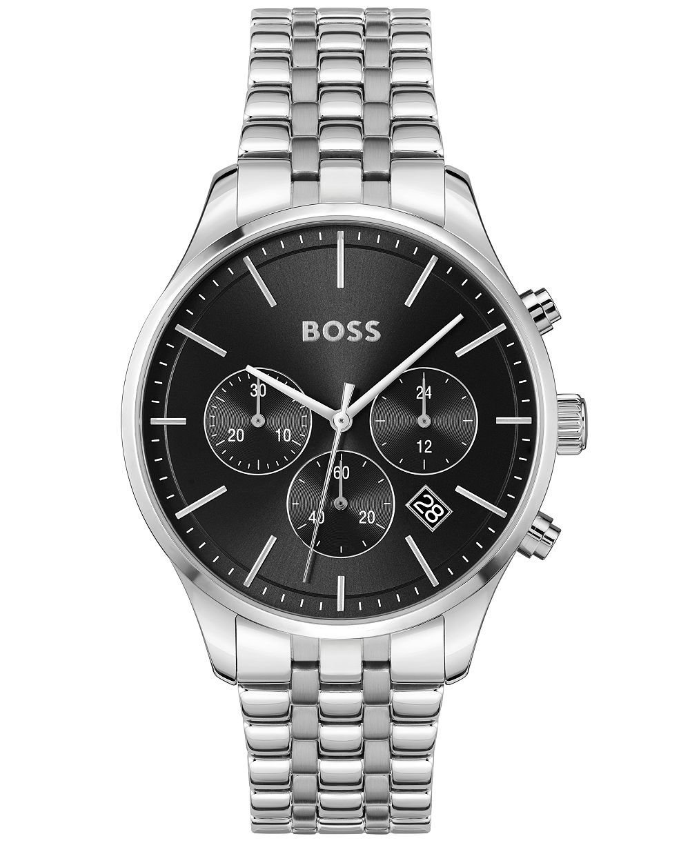 HUGO BOSS Мужские часы Chronograph Avery на стальном браслете, 42mm