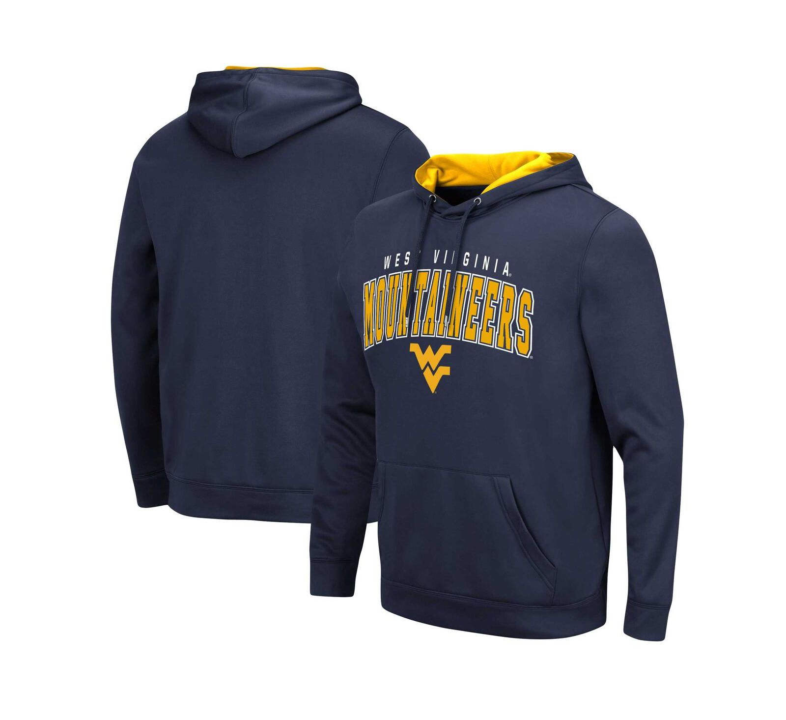 Худи-пуловер Colosseum Resistance для мужчин в цвете Navy West Virginia Mountaineers